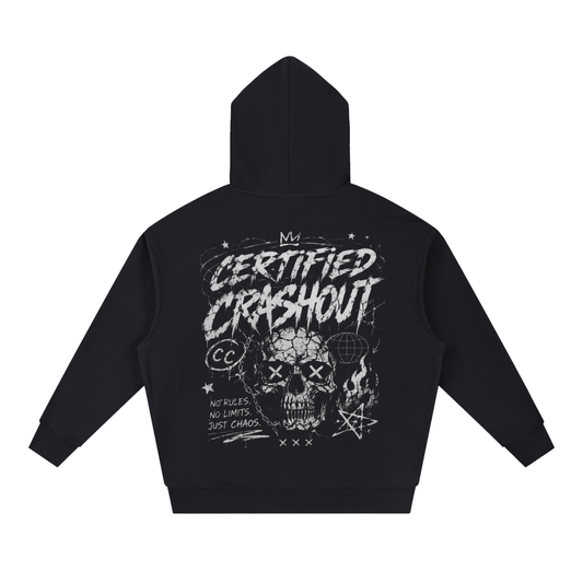 Certified Crashout Essential Boxy Heavyweight Drop-Shoulder Hoodie