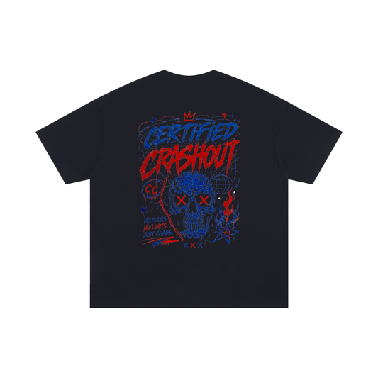 Certified Crashout 4th Of July Edition Unisex Oversized Cotton T-Shirt