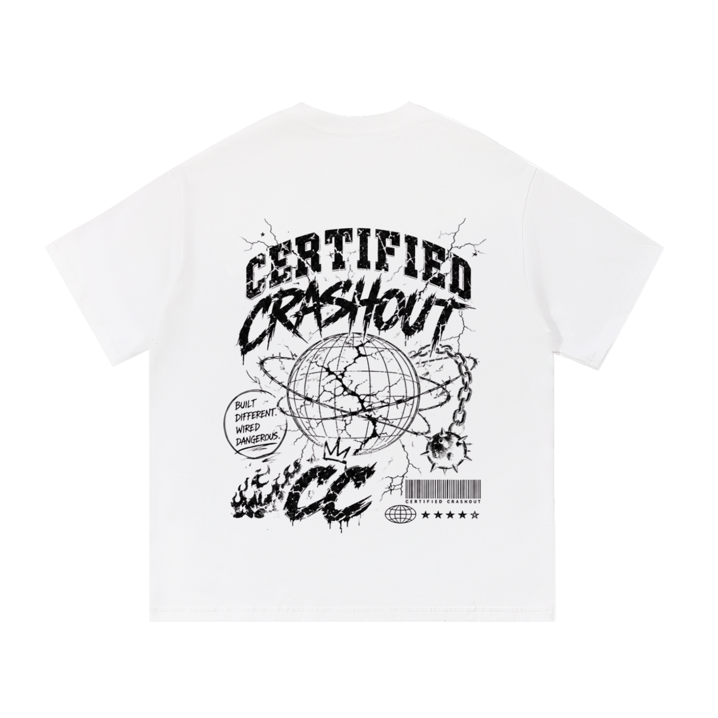 Certified Crashout World Essential Cotton T-Shirt