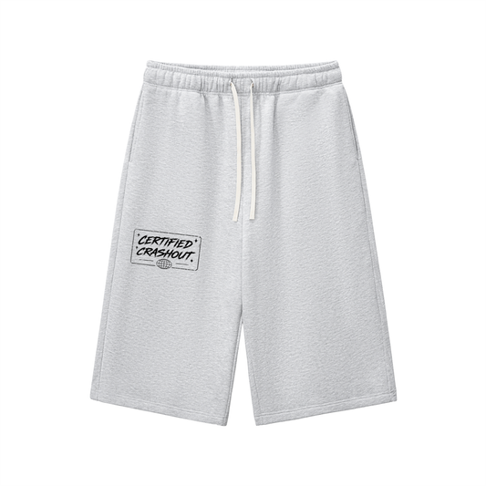 Certified Crashout World Drawstring Three-quarter Sweatpants