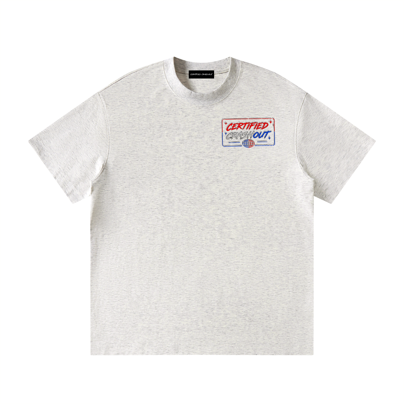 Certified Crashout World 4th Of July Edition Unisex Loose Fit Crewneck T-Shirt