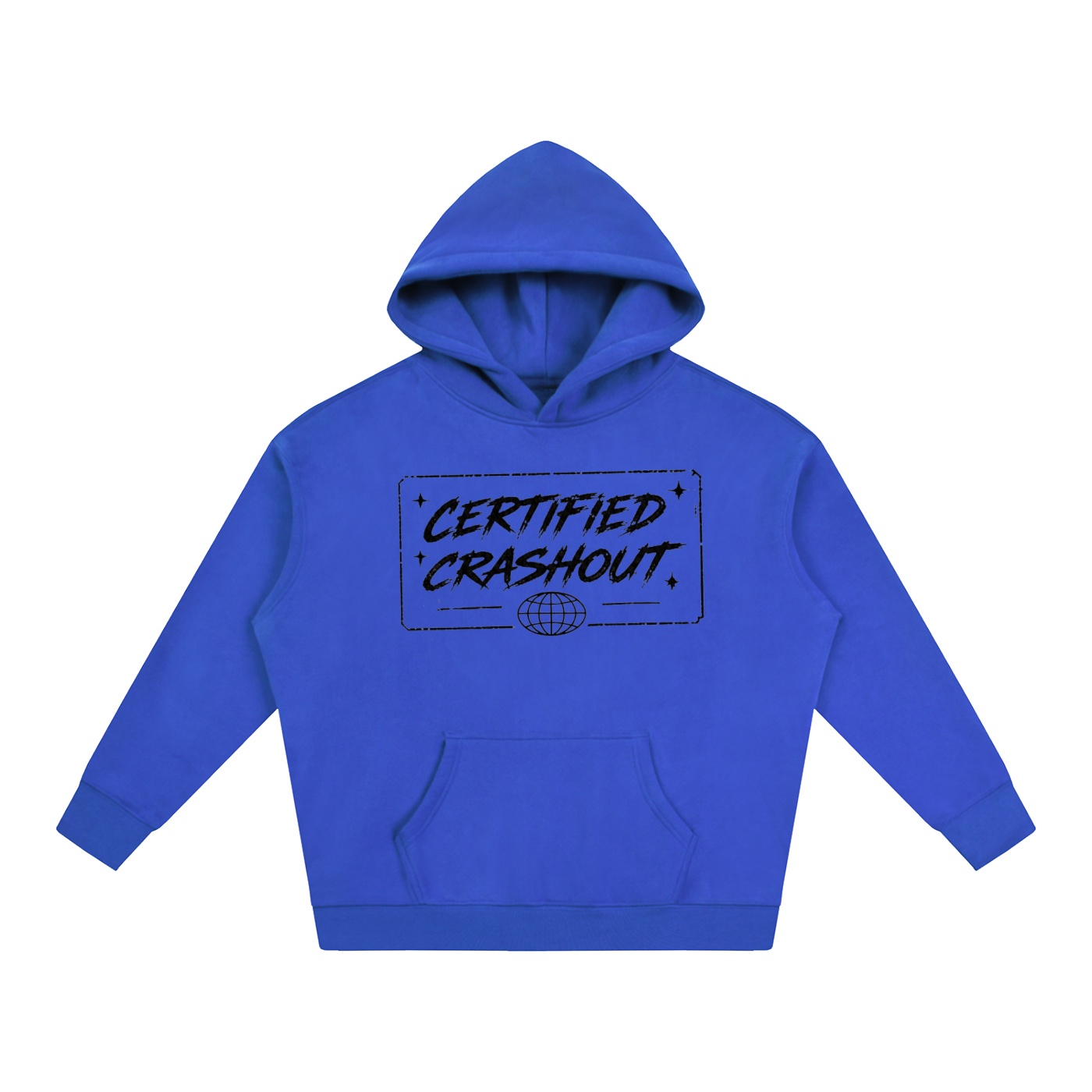 Certified Crashout World Oversize Fleeced Hoodie