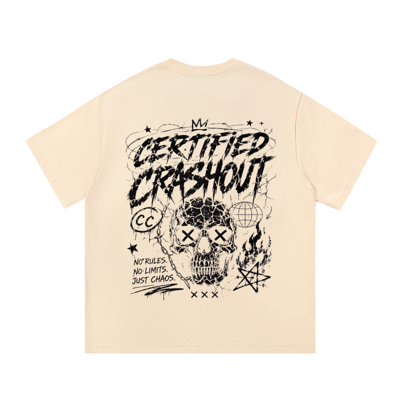Certified Crashout Essential Cotton T-Shirt