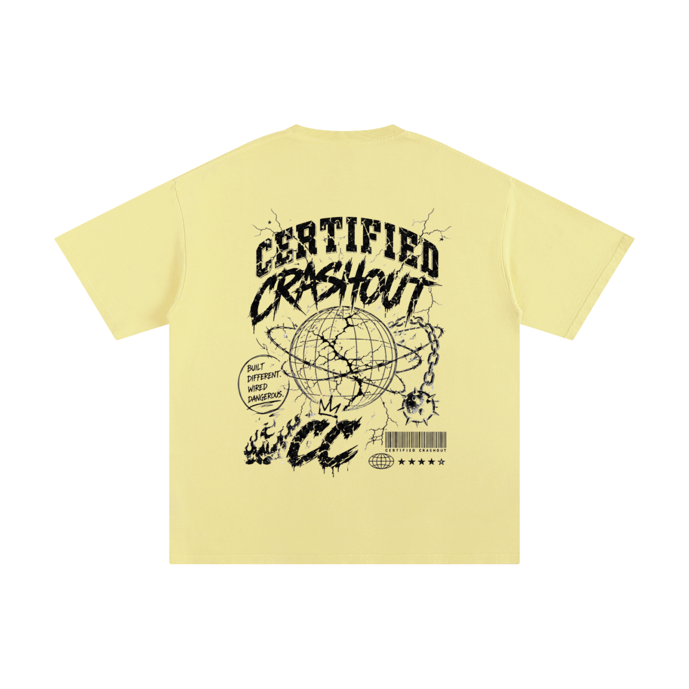 Certified Crashout World Cotton T-Shirt