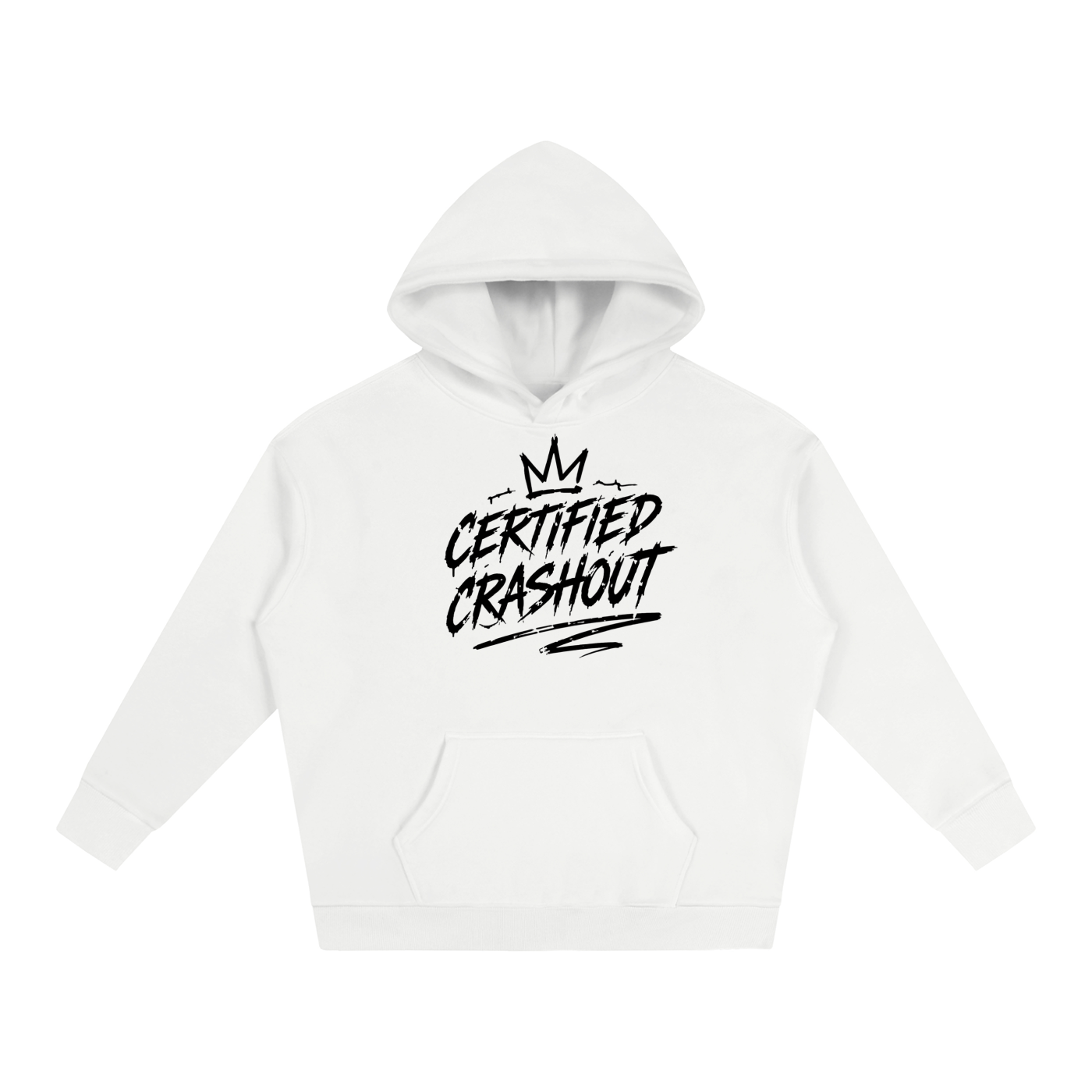 Certified Crashout Oversize Fleeced Hoodie