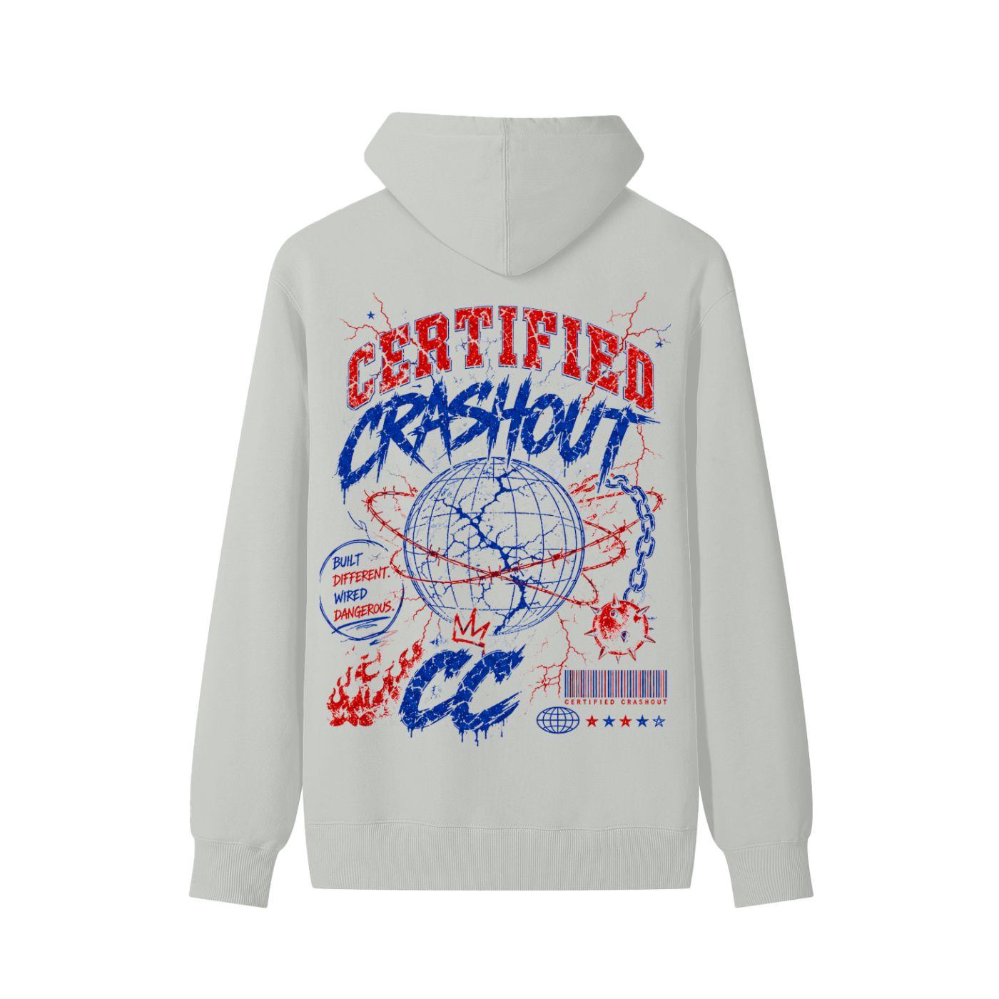 Certified Crashout World 4th Of July Edition Classic Unisex Cotton Hoodie