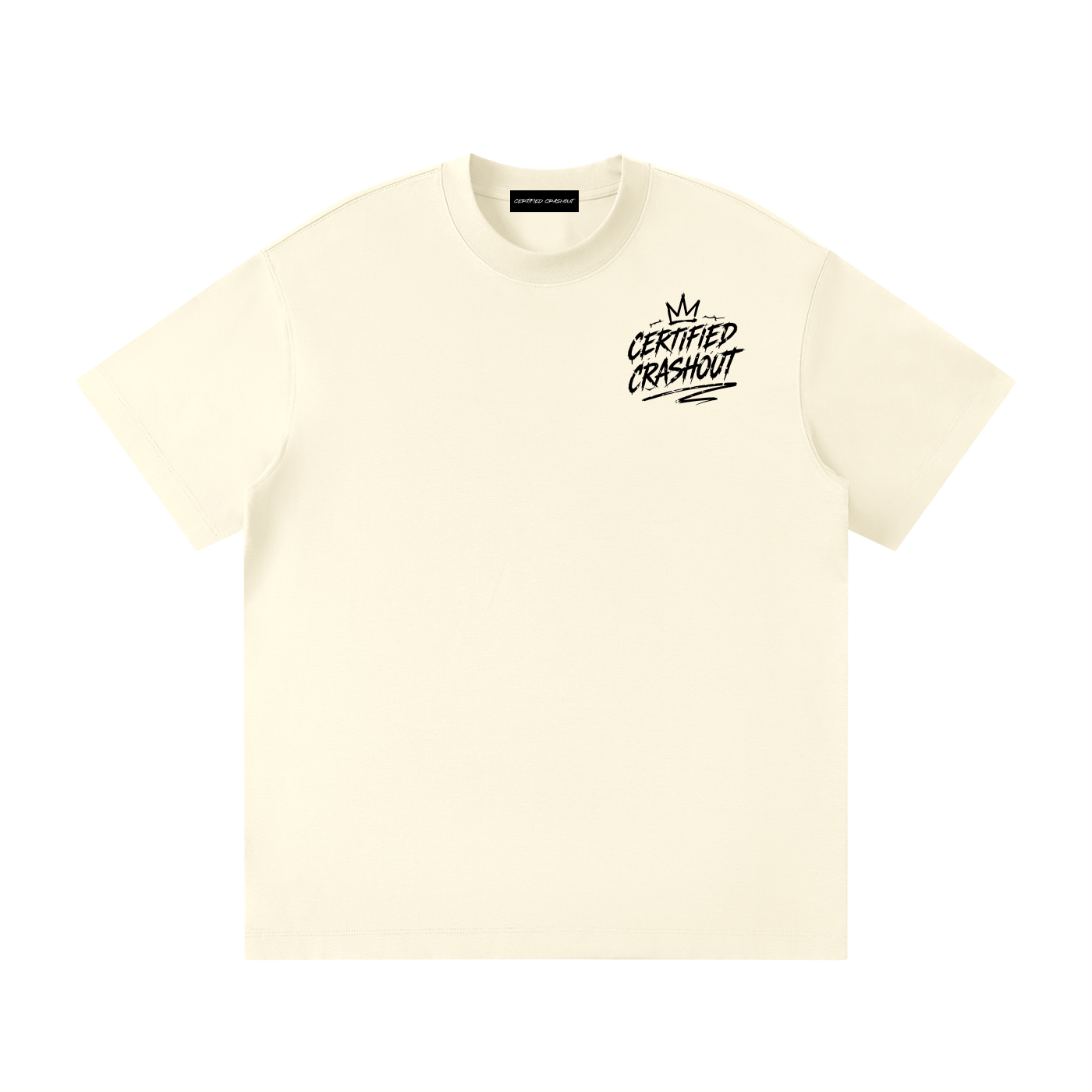 Certified Crashout Unisex Loose Fit Crewneck T-Shirt