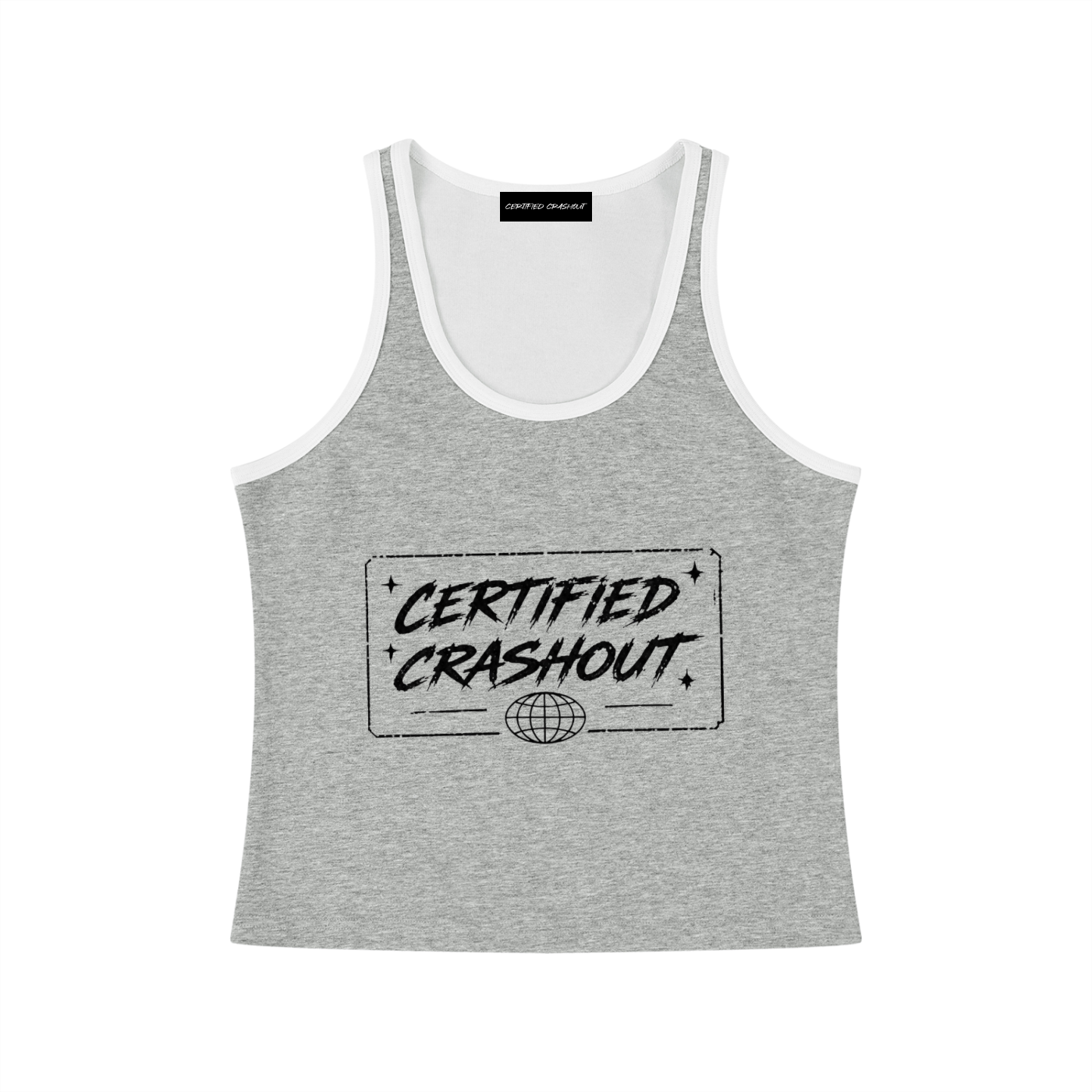 Certified Crashout World Women's Cropped Tank Top