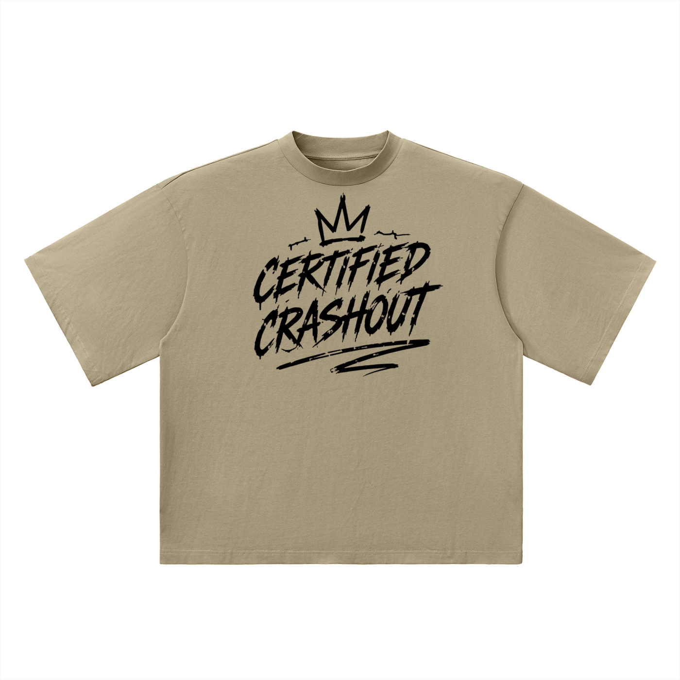 Certified Crashout Oversized Drop Shoulder T-Shirt