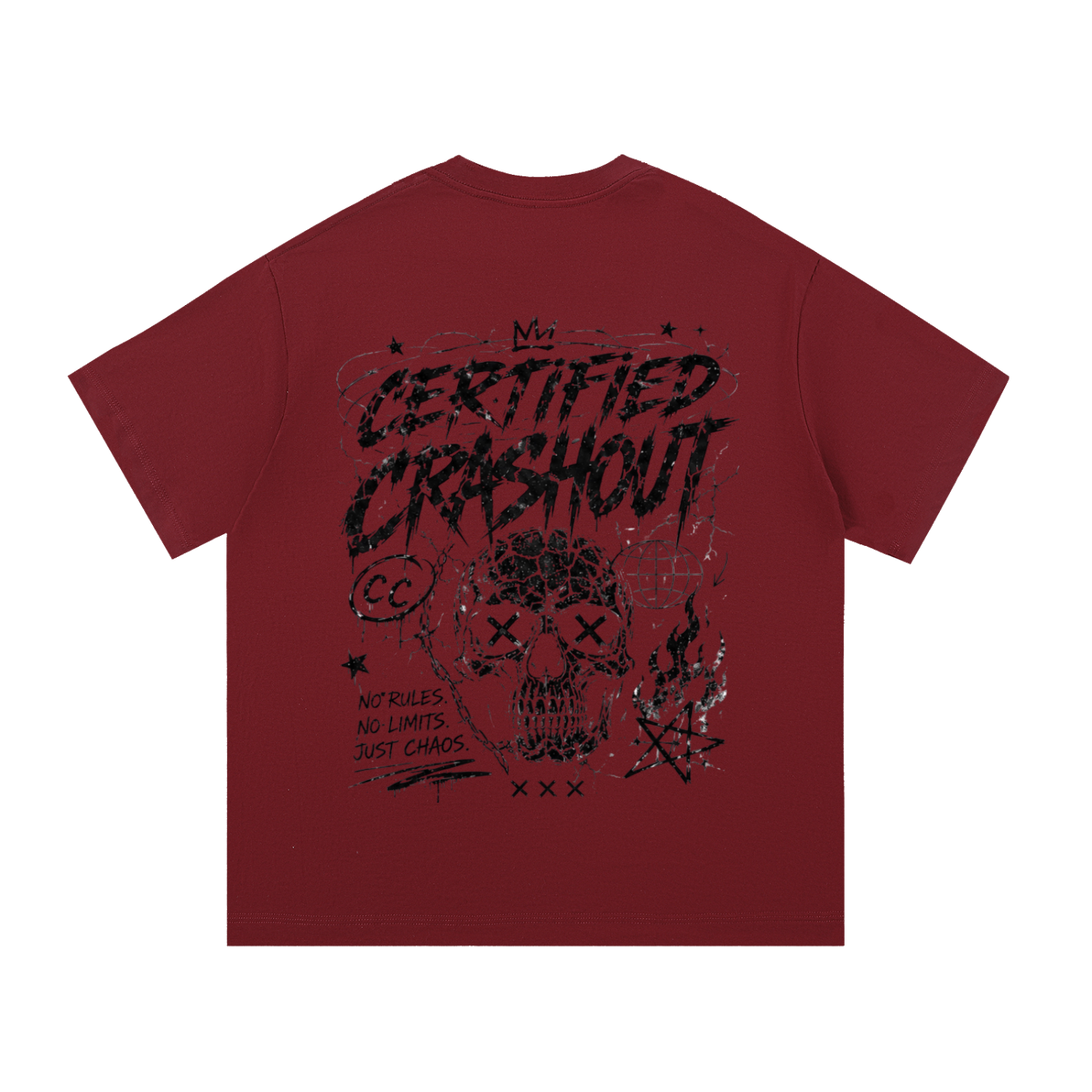 Certified Crashout Essential Cotton T-Shirt