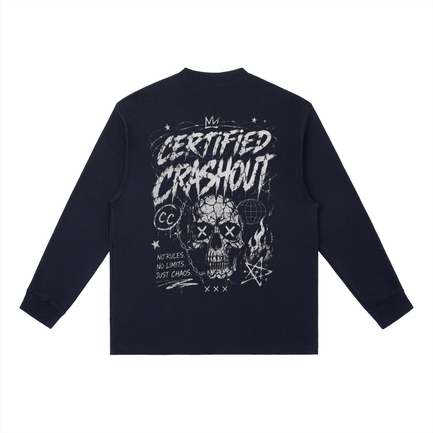Certified Crashout Essential Crewneck Long-Sleeve