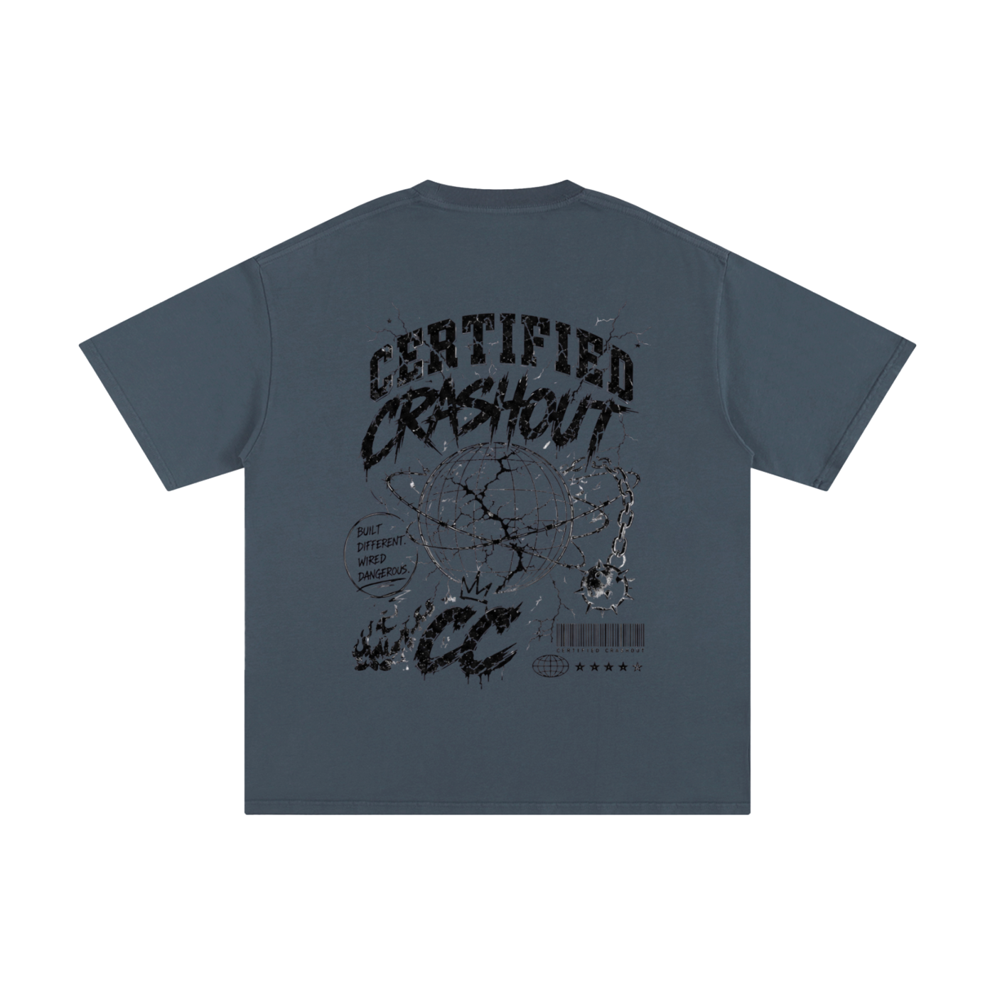 Certified Crashout World Cotton T-Shirt
