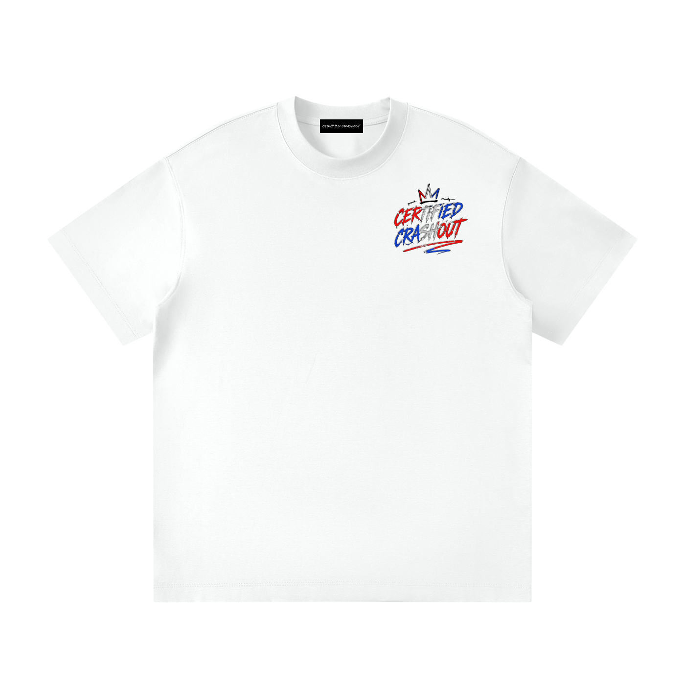 Certified Crashout 4th Of July Edition Unisex Loose Fit Crewneck T-Shirt