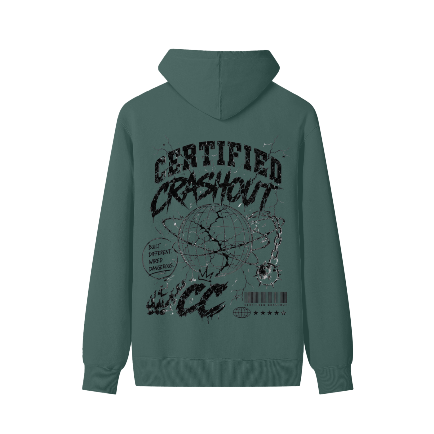 Certified Crashout World Cotton Hoodie