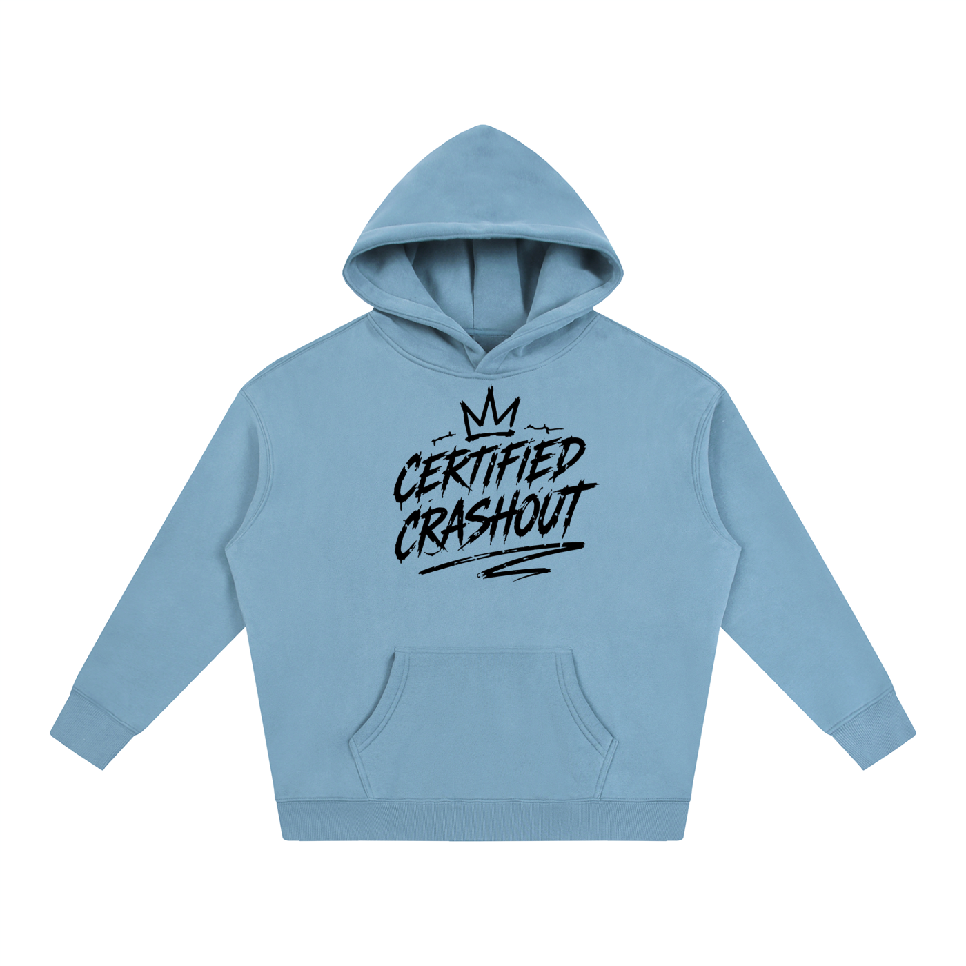 Certified Crashout Oversize Fleeced Hoodie