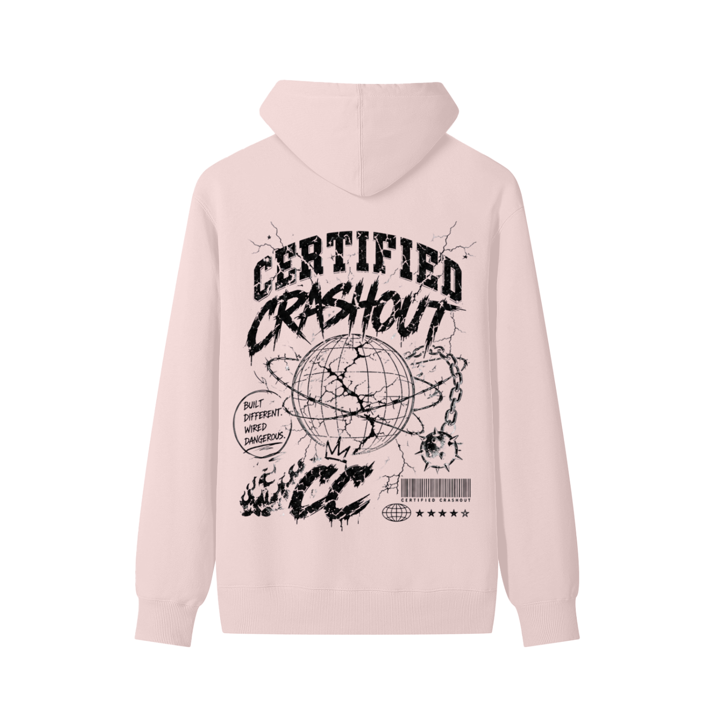 Certified Crashout World Cotton Hoodie