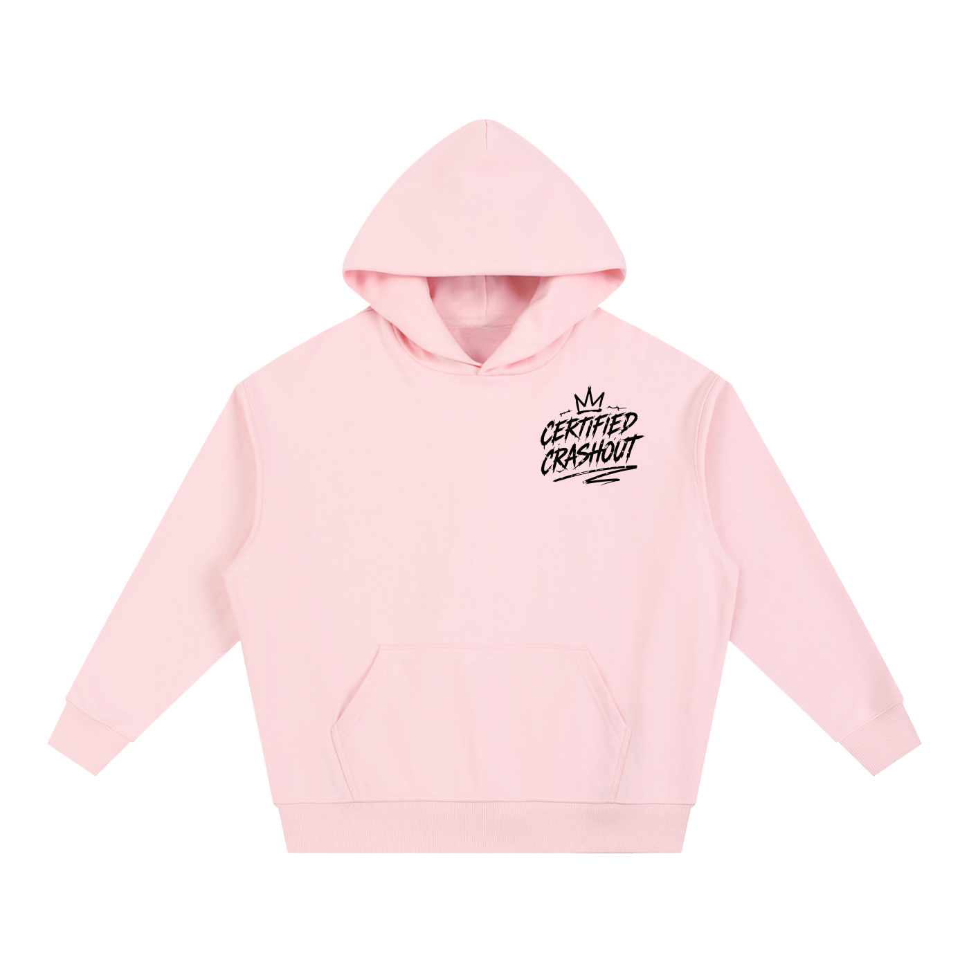 Certified Crashout Essential Boxy Heavyweight Drop-Shoulder Hoodie
