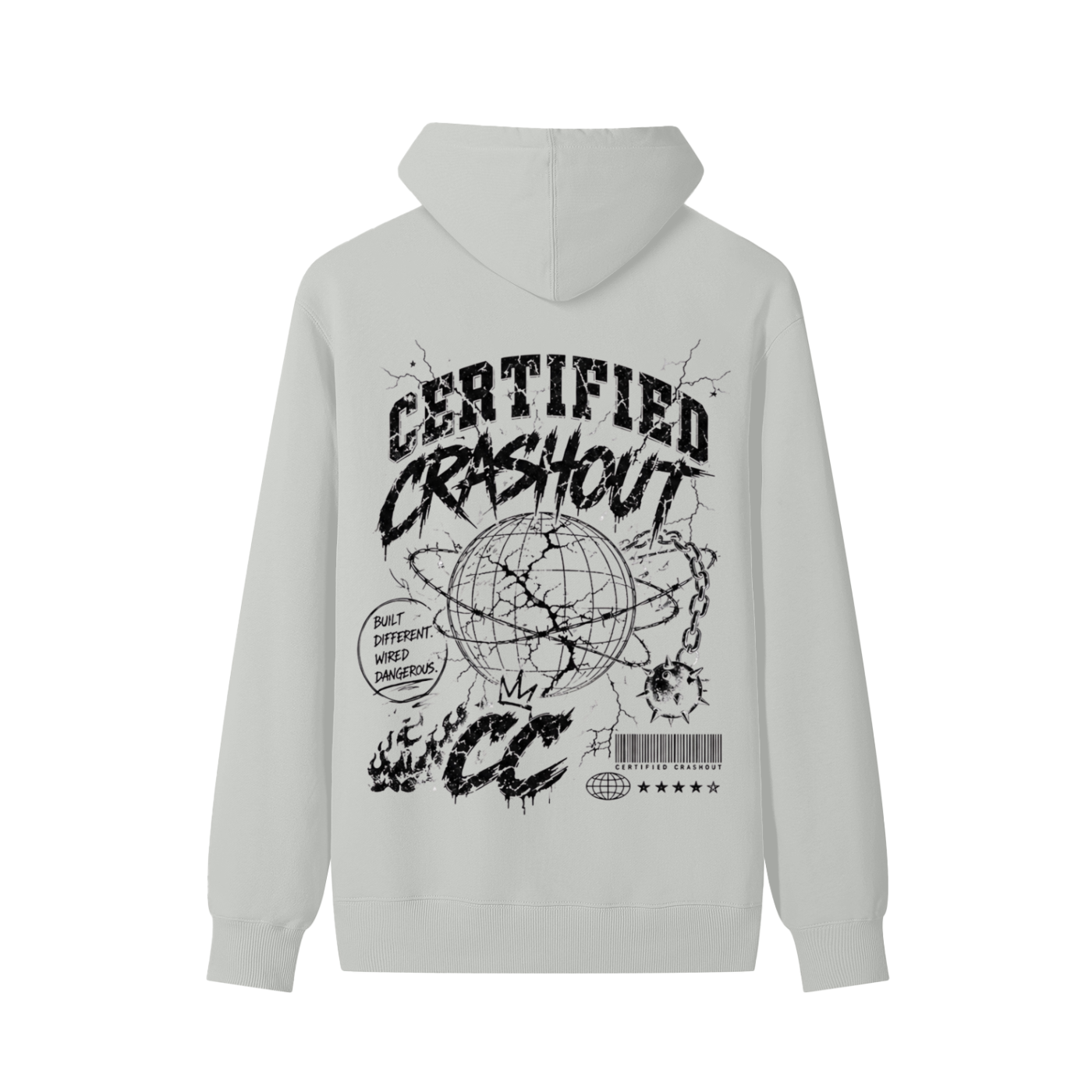 Certified Crashout World Cotton Hoodie