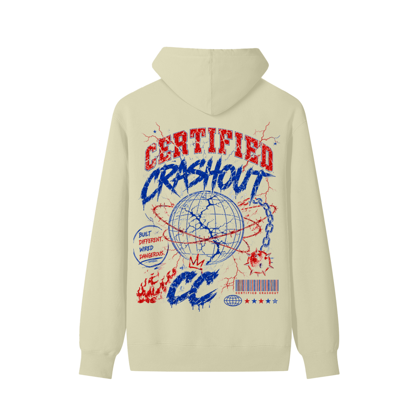 Certified Crashout World 4th Of July Edition Classic Unisex Cotton Hoodie