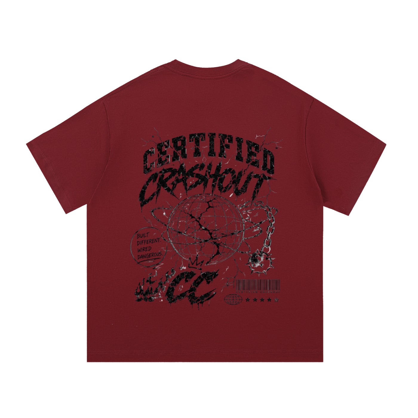 Certified Crashout World Essential Cotton T-Shirt