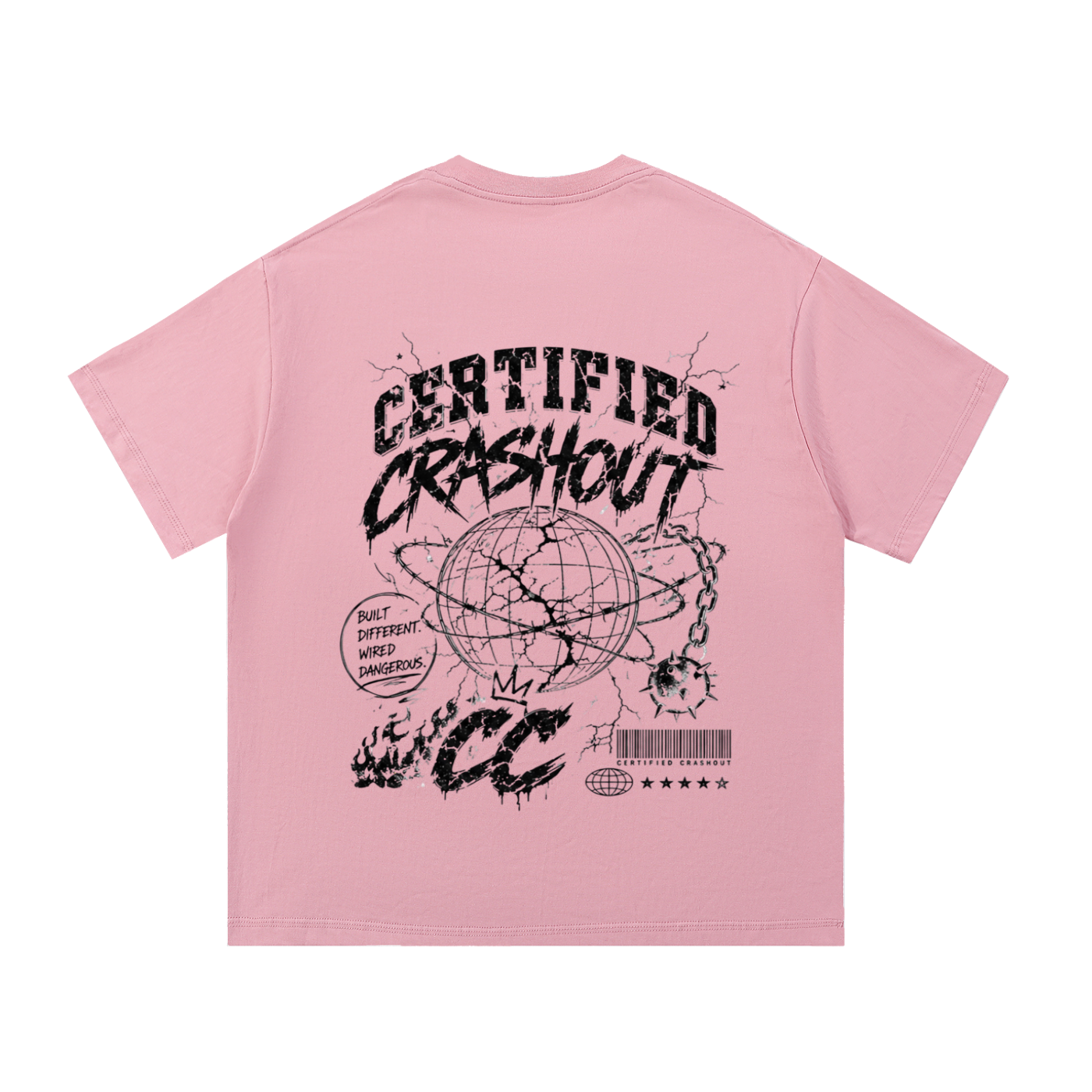 Certified Crashout World Essential Cotton T-Shirt