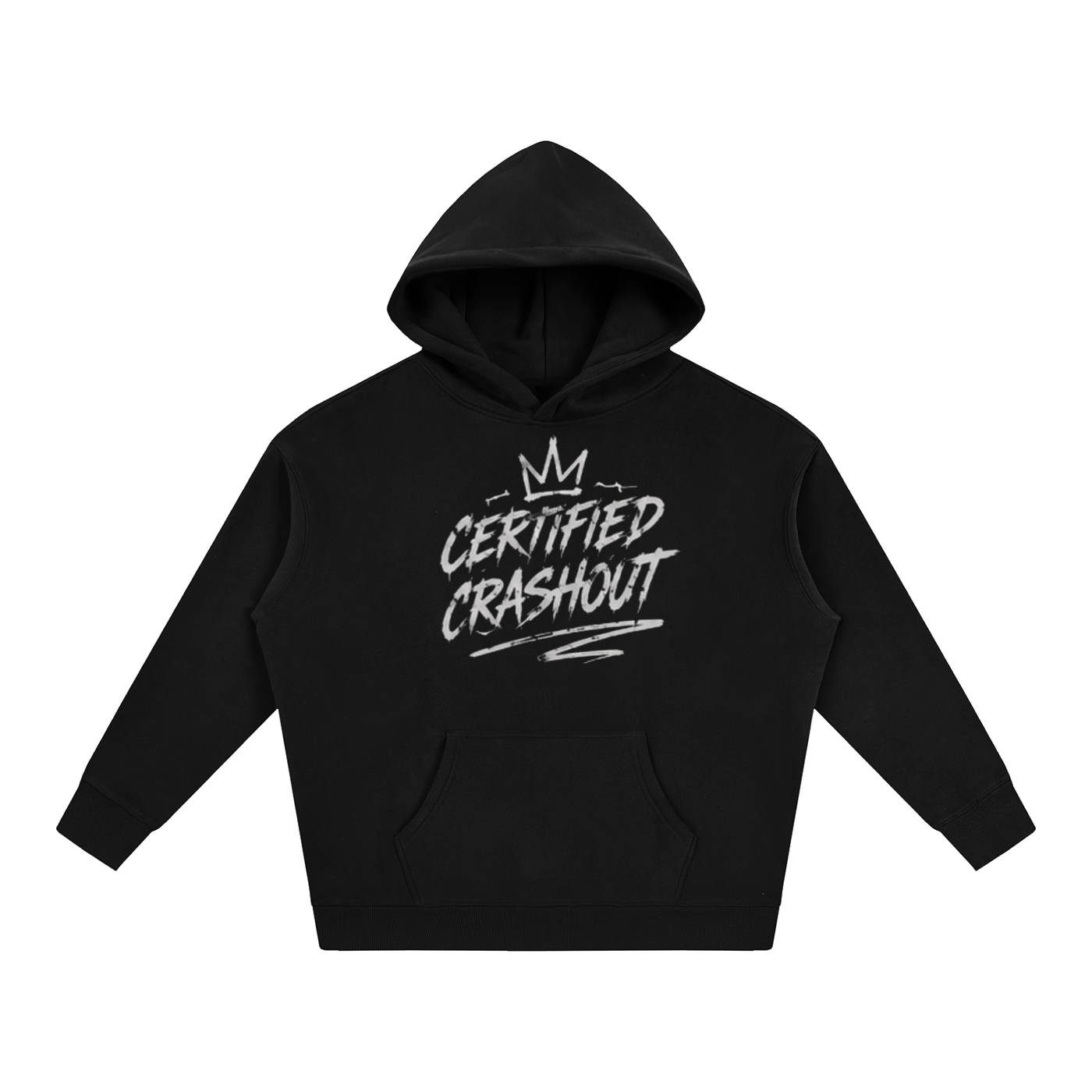 Certified Crashout Oversize Fleeced Hoodie