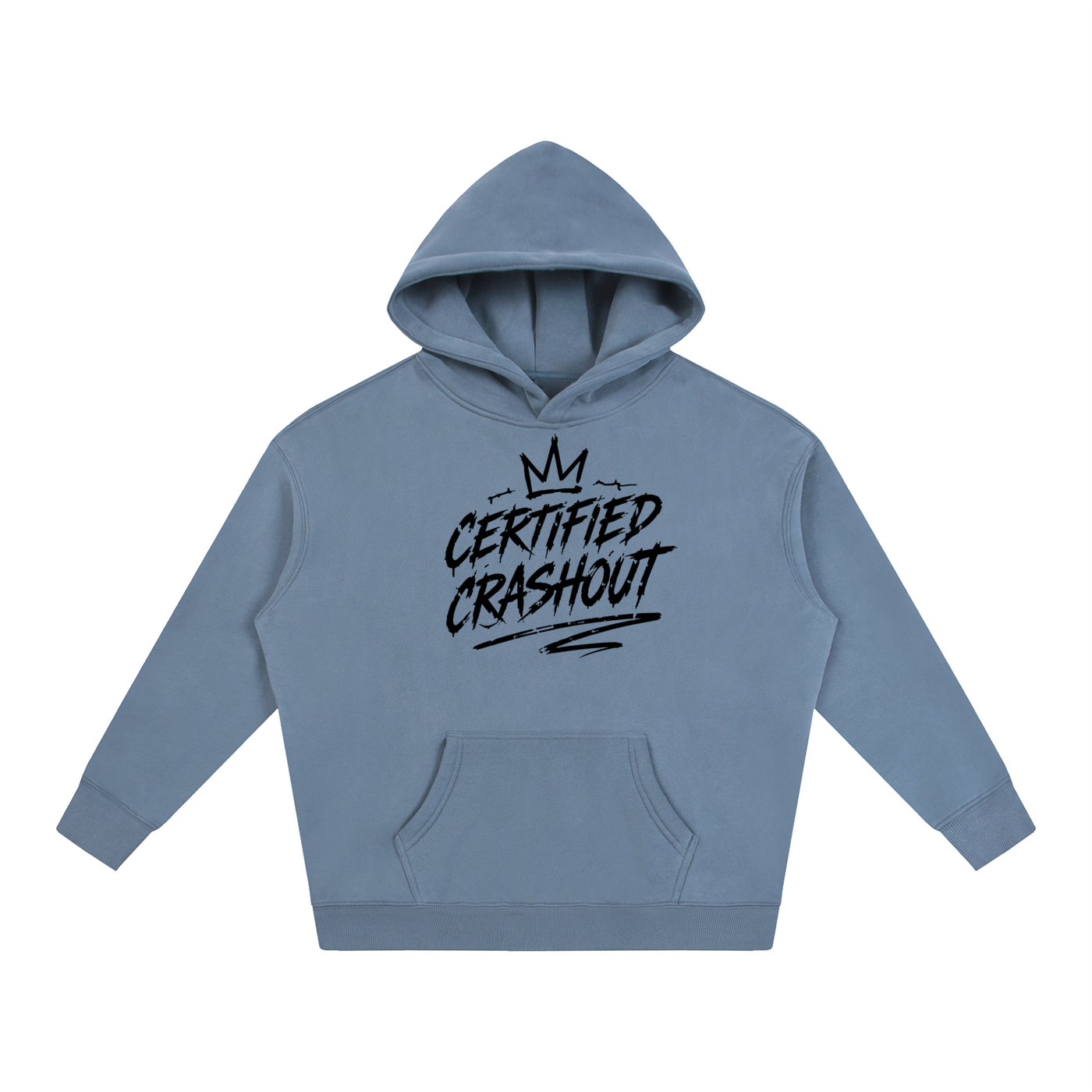 Certified Crashout Oversize Fleeced Hoodie