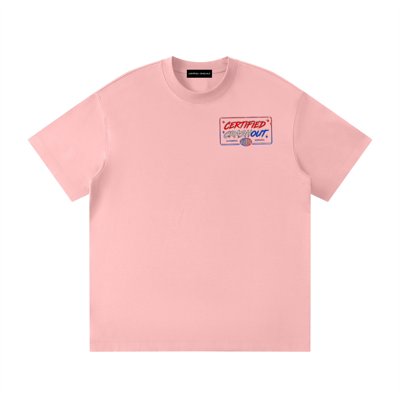 Certified Crashout World 4th Of July Edition Unisex Loose Fit Crewneck T-Shirt