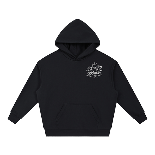 Certified Crashout Essential Boxy Heavyweight Drop-Shoulder Hoodie