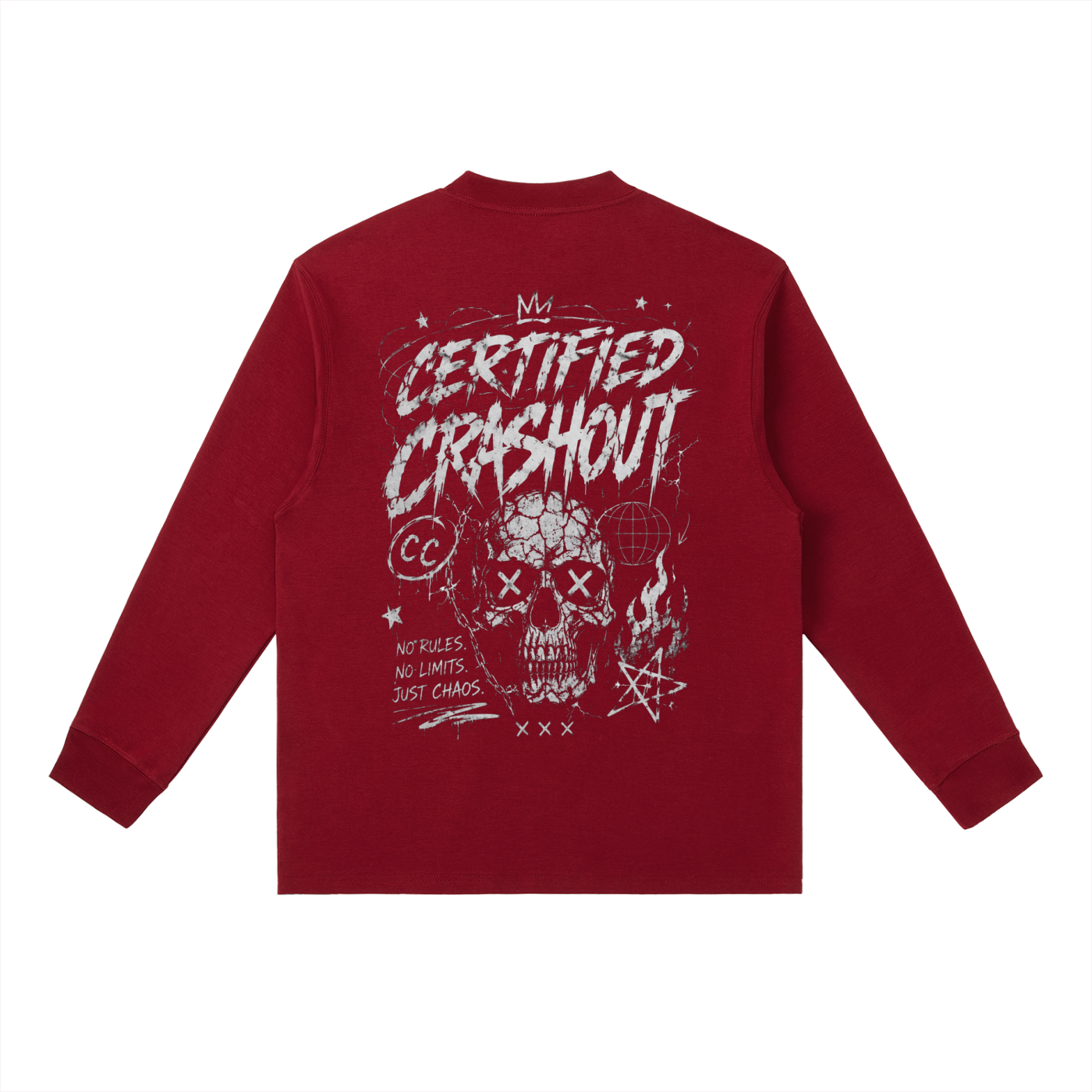 Certified Crashout Essential Crewneck Long-Sleeve