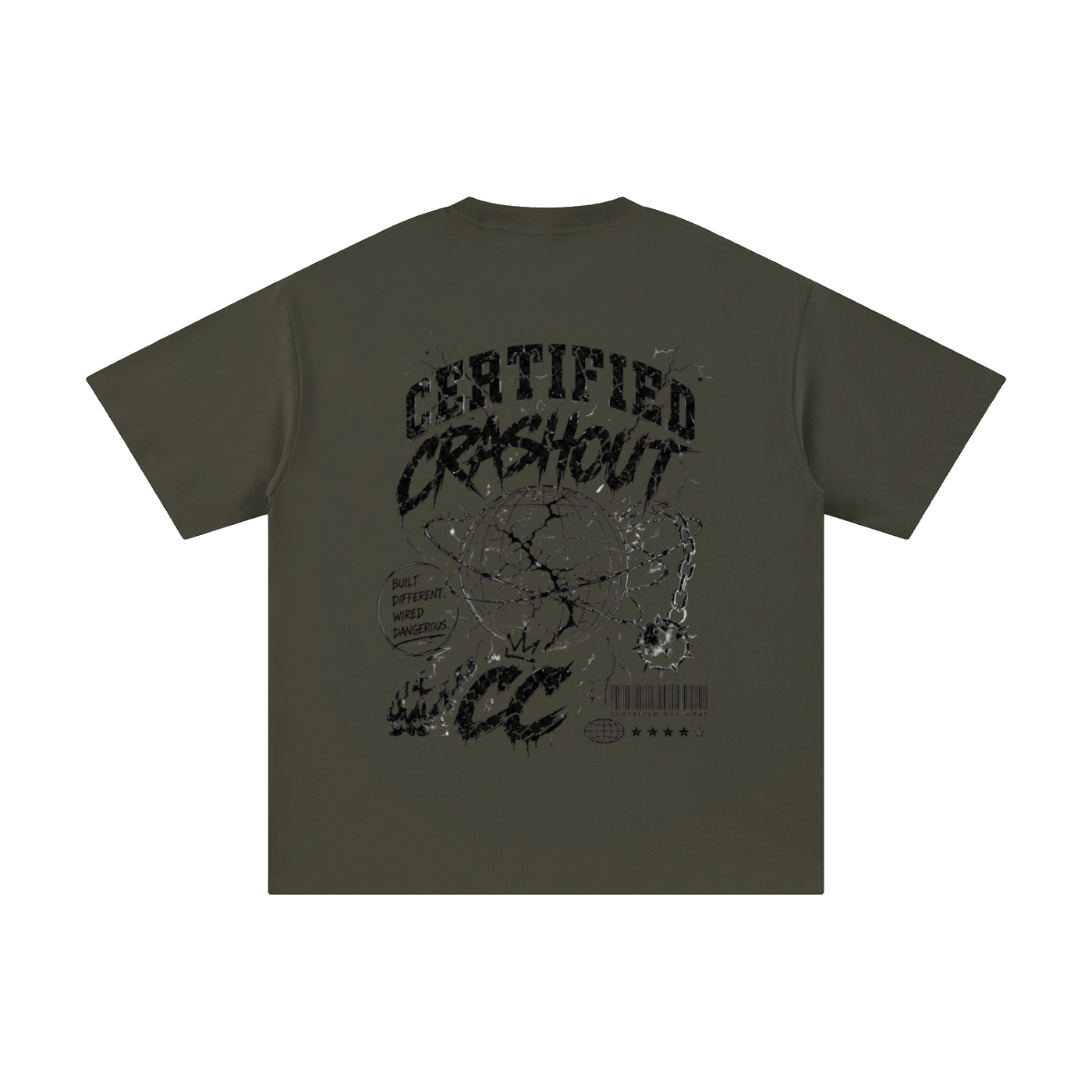 Certified Crashout World Cotton T-Shirt