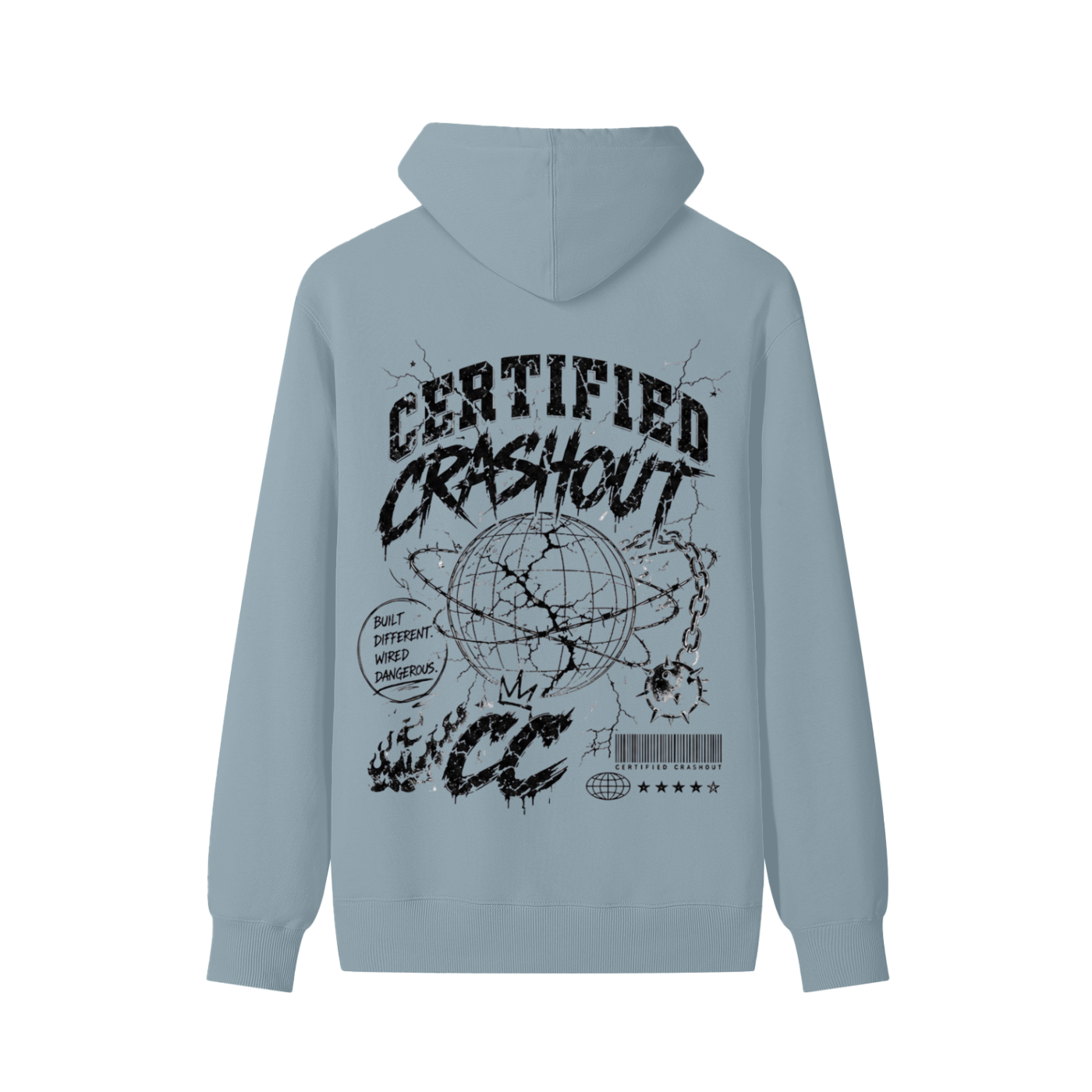 Certified Crashout World Cotton Hoodie