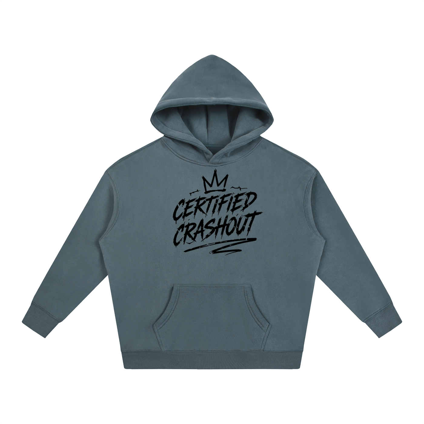 Certified Crashout Oversize Fleeced Hoodie