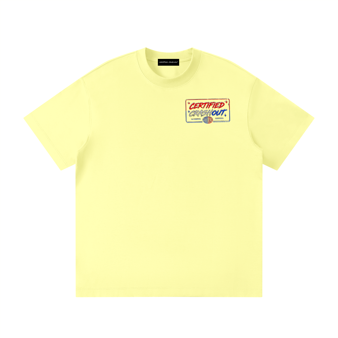 Certified Crashout World 4th Of July Edition Unisex Loose Fit Crewneck T-Shirt