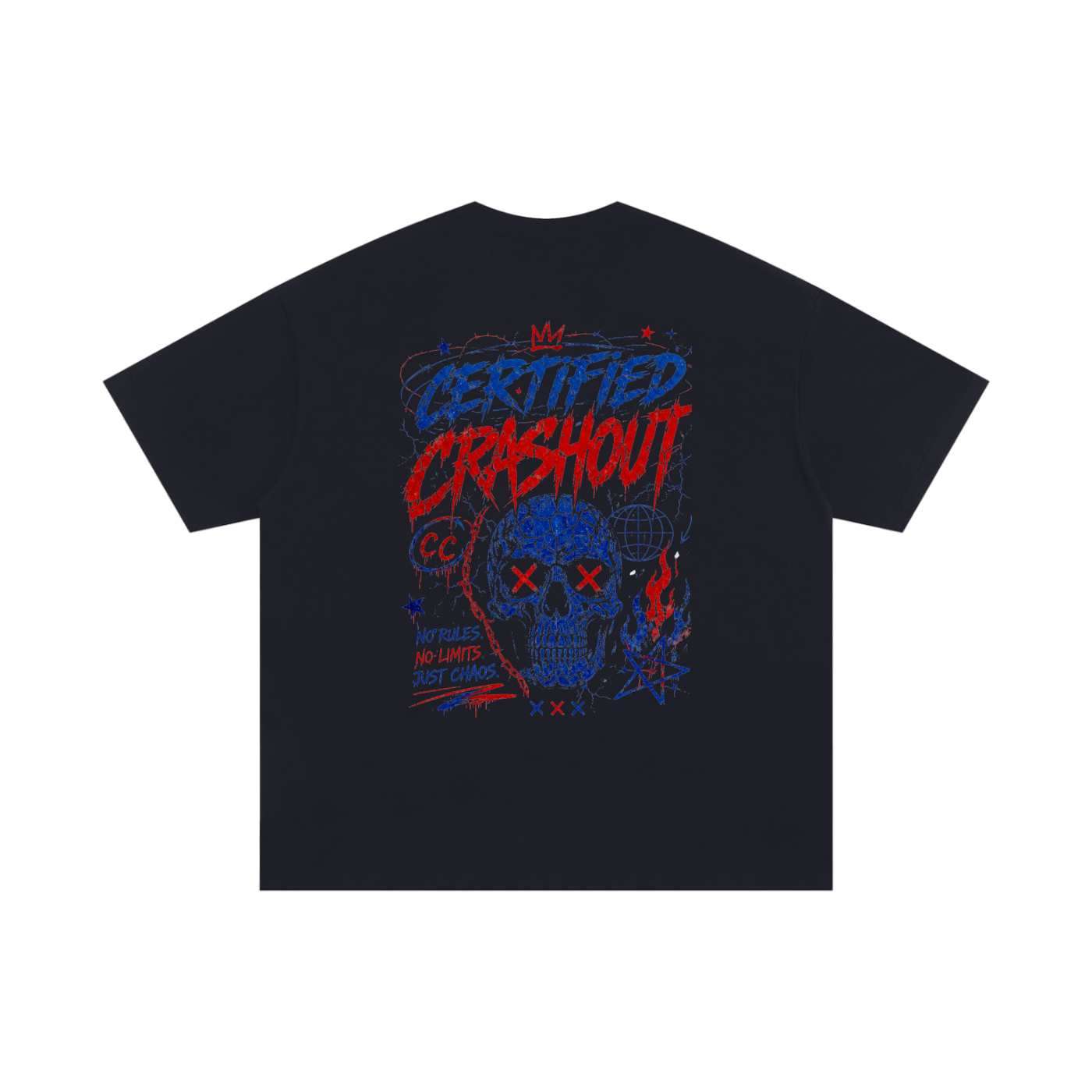 Certified Crashout 4th Of July Edition Unisex Oversized Cotton T-Shirt