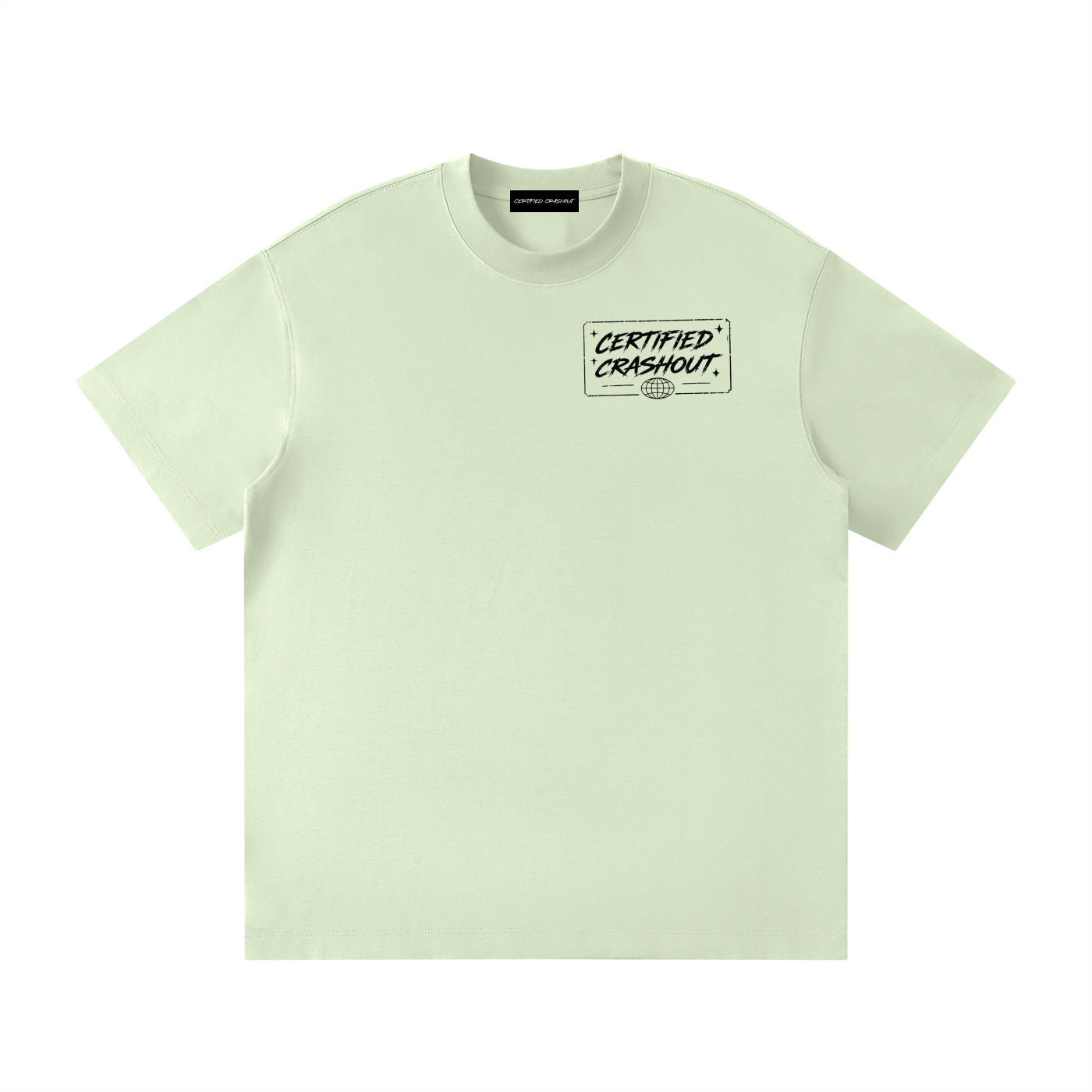 Certified Crashout World Unisex Loose Fit Crewneck T-Shirt