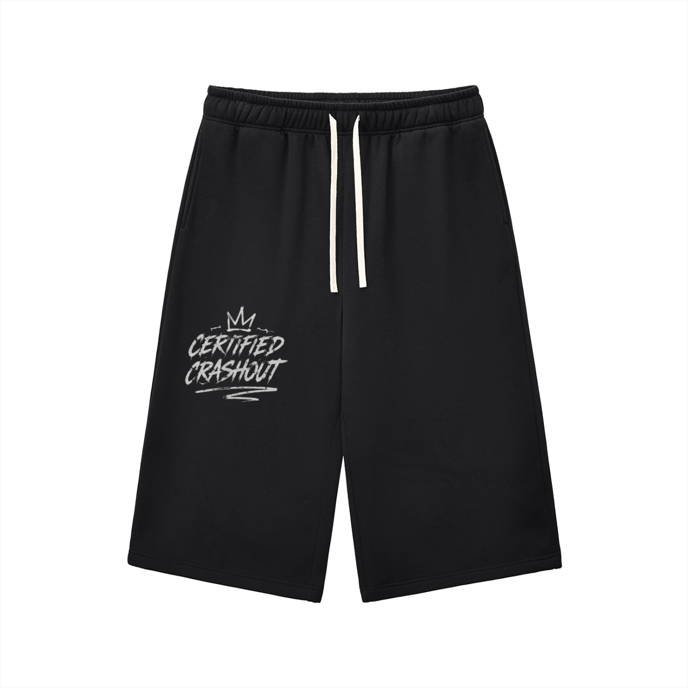 Certified Crashout Drawstring Three-quarter Sweatpants