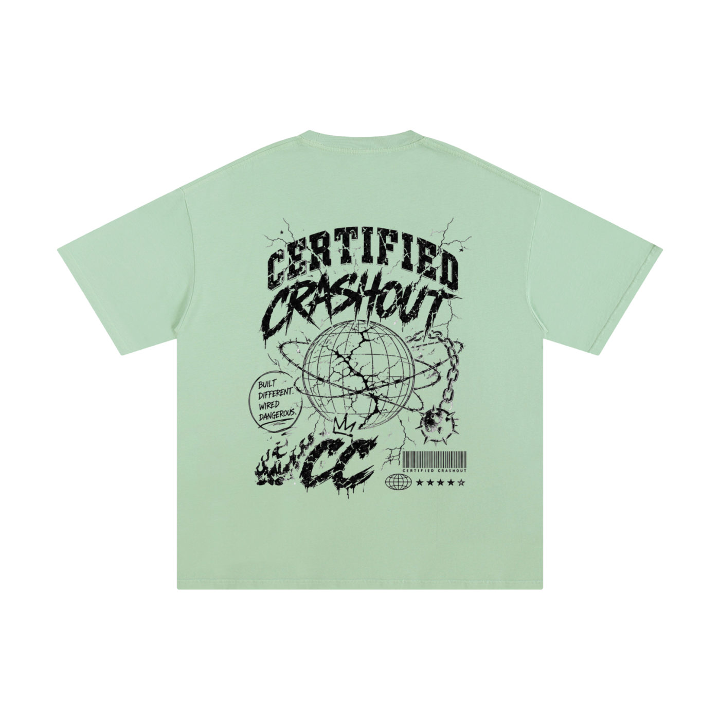 Certified Crashout World Cotton T-Shirt