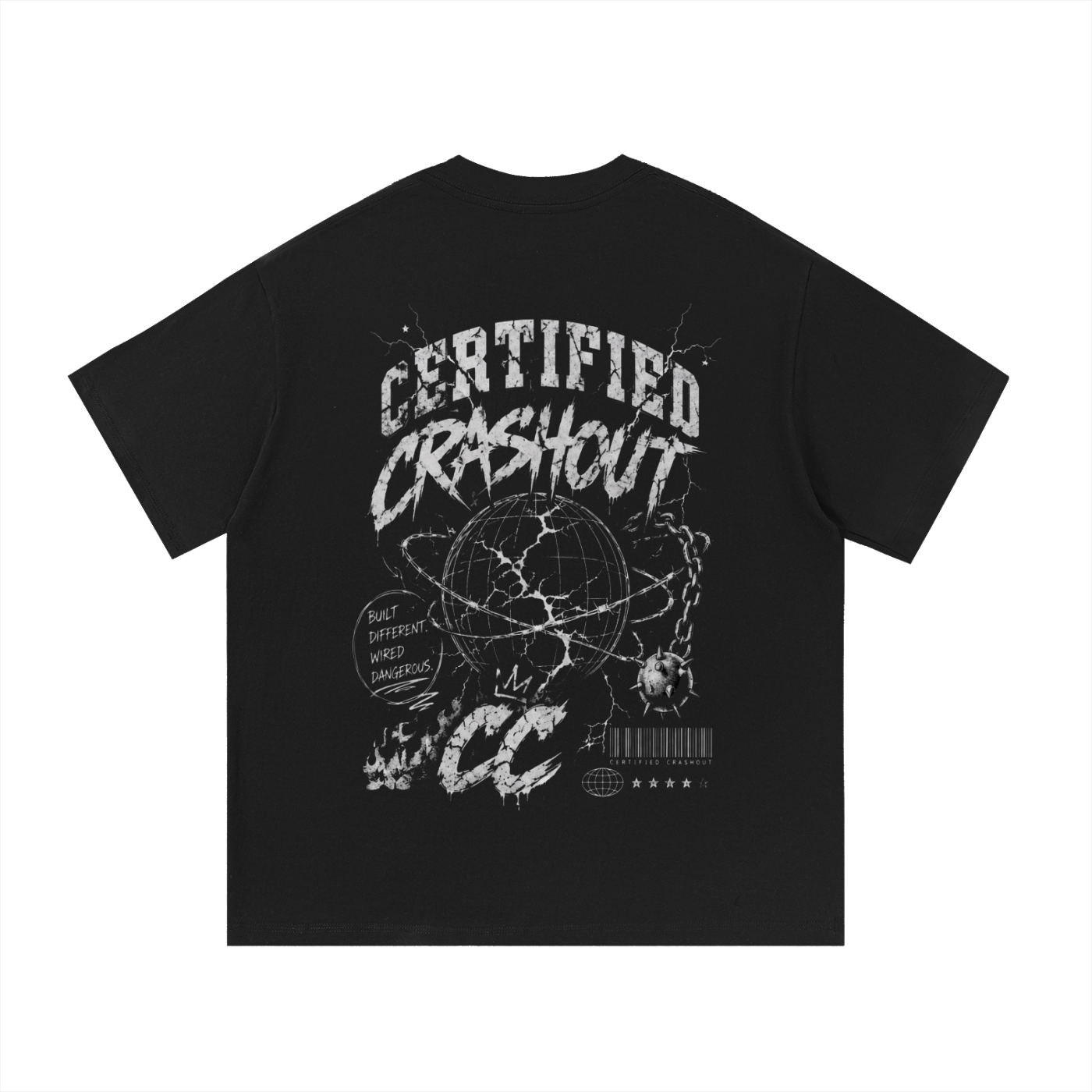 Certified Crashout World Essential Cotton T-Shirt
