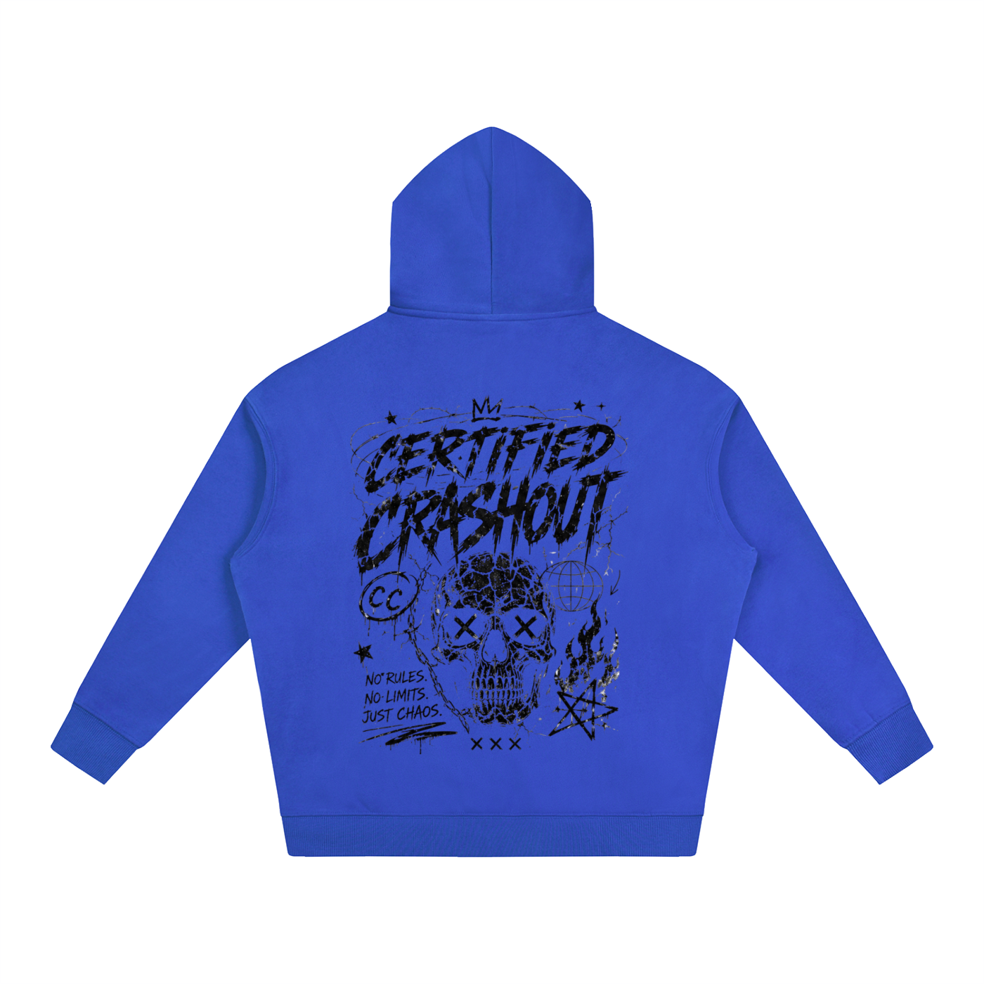 Certified Crashout Oversize Fleeced Hoodie
