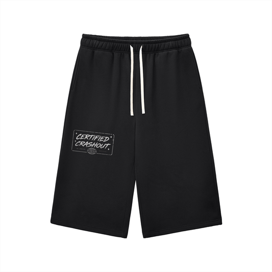 Certified Crashout World Drawstring Three-quarter Sweatpants
