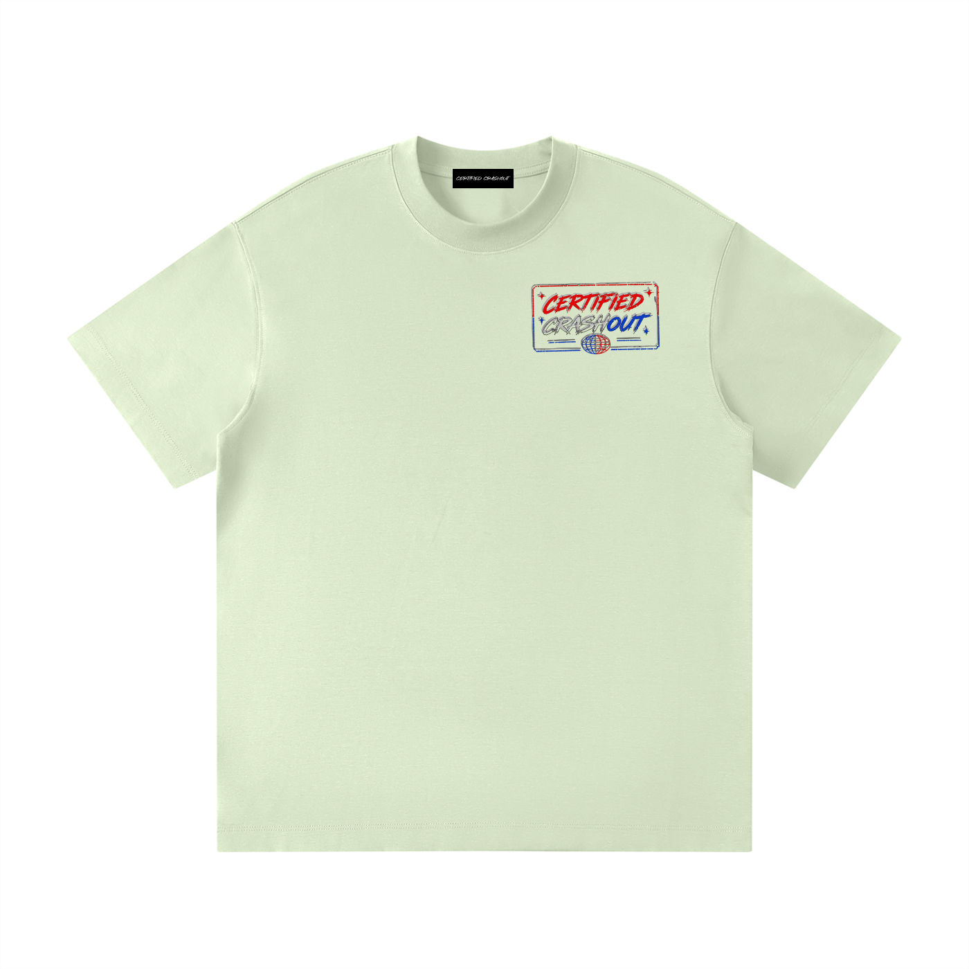 Certified Crashout World 4th Of July Edition Unisex Loose Fit Crewneck T-Shirt