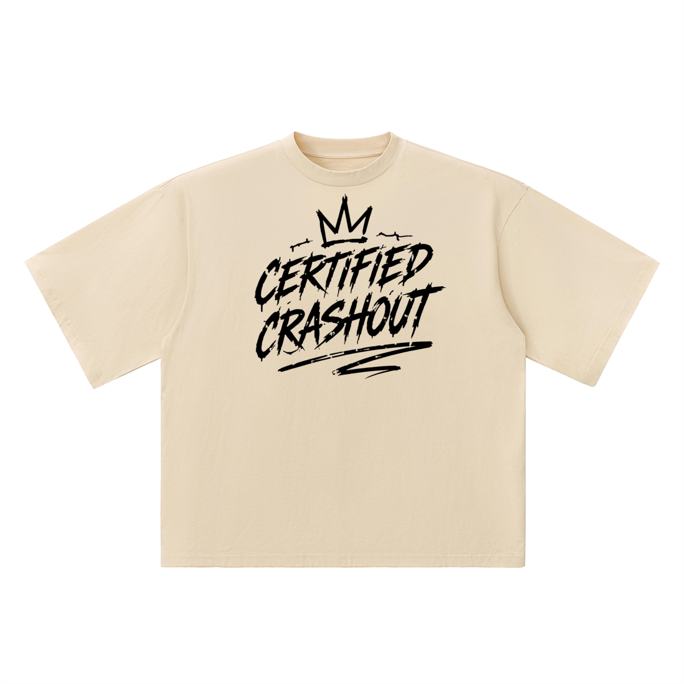 Certified Crashout Oversized Drop Shoulder T-Shirt