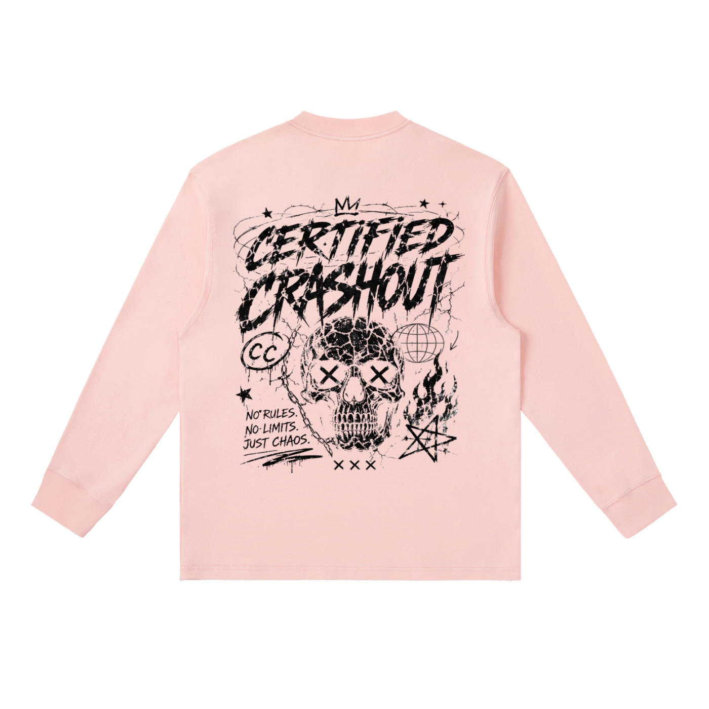 Certified Crashout Essential Crewneck Long-Sleeve