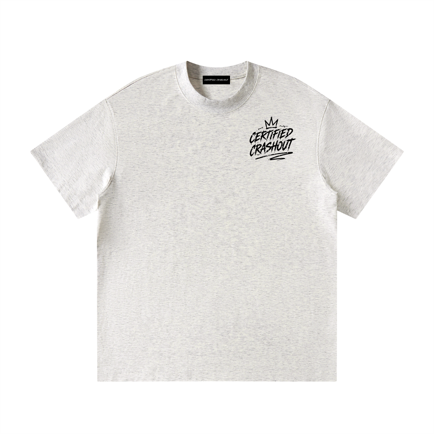 Certified Crashout Unisex Loose Fit Crewneck T-Shirt