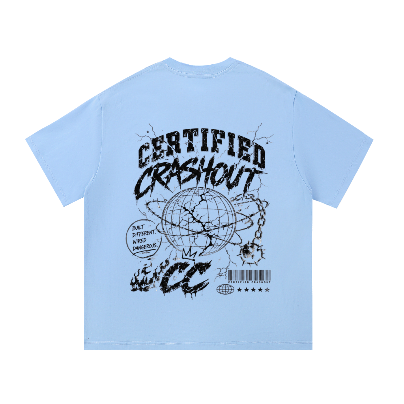 Certified Crashout World Essential Cotton T-Shirt