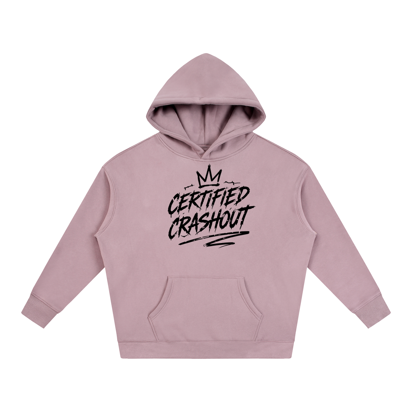 Certified Crashout Oversize Fleeced Hoodie
