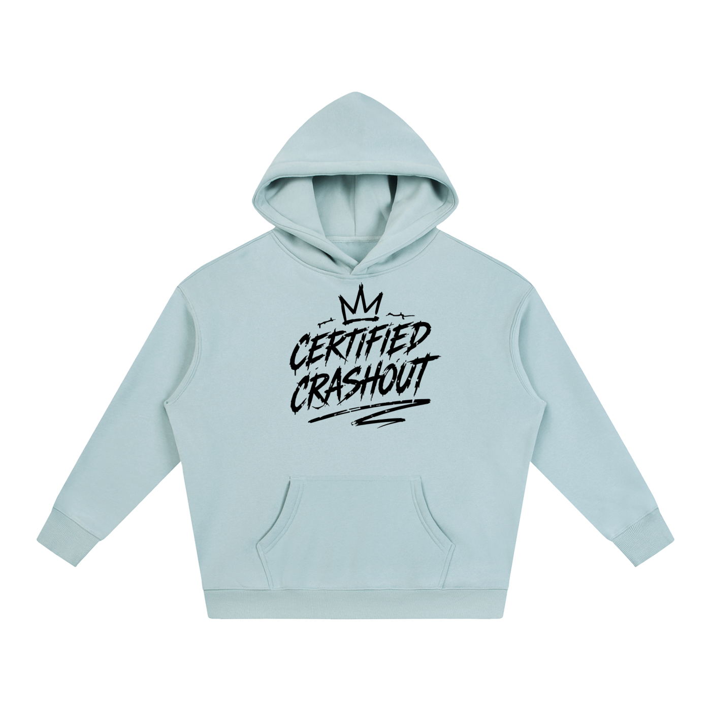 Certified Crashout Oversize Fleeced Hoodie