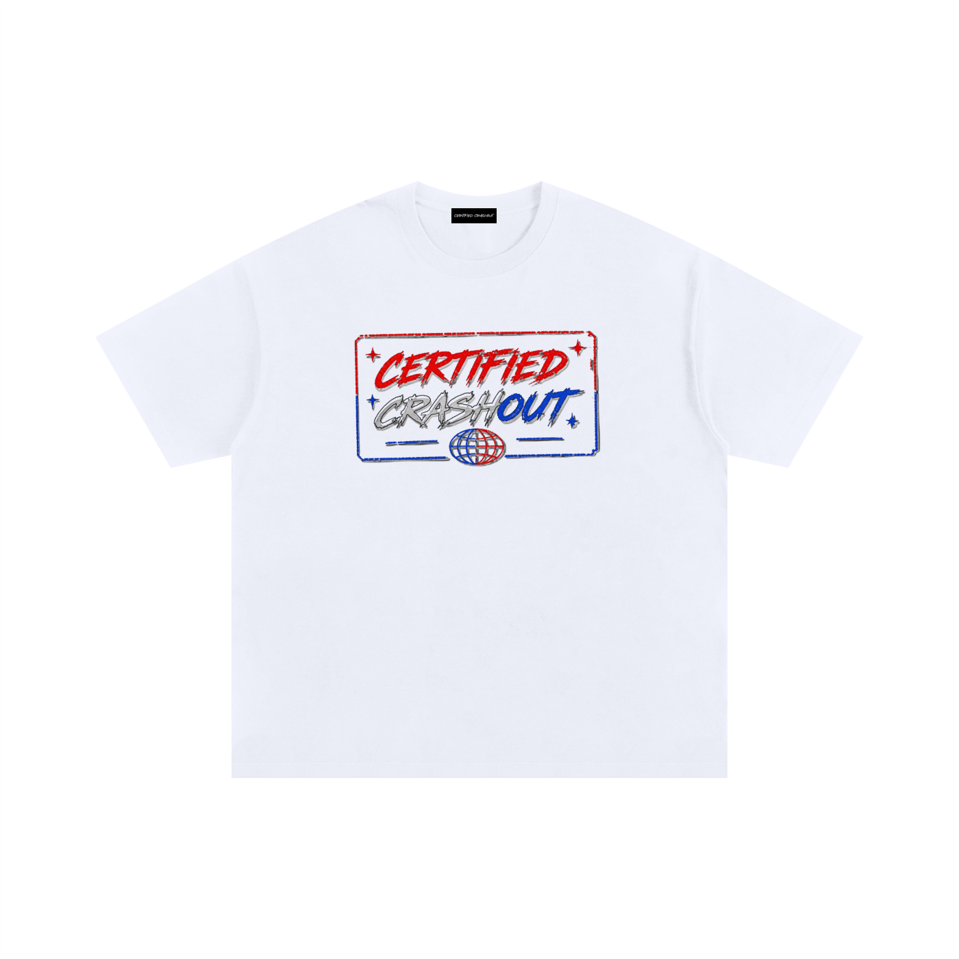 Certified Crashout World 4th Of July Edition Unisex Oversized Cotton T-Shirt