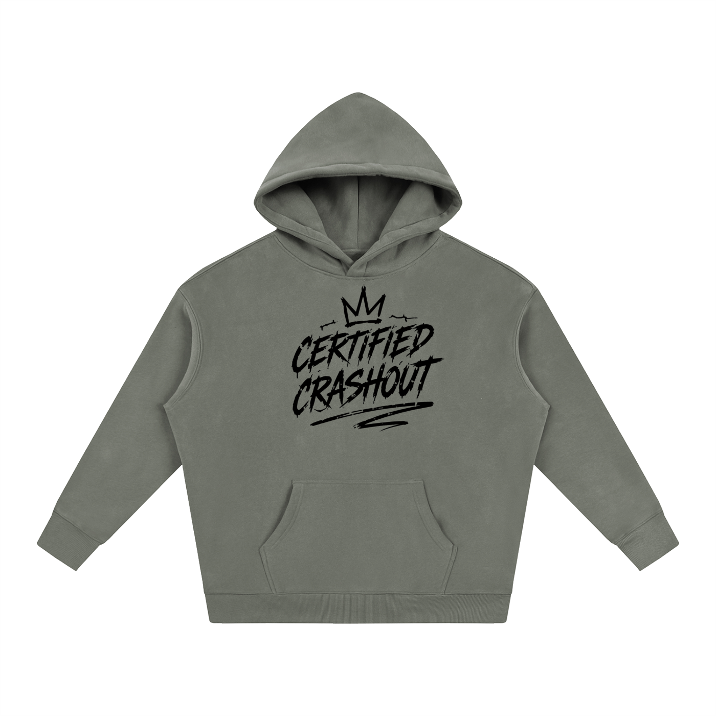 Certified Crashout Oversize Fleeced Hoodie